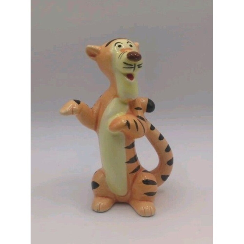 Vintage Walt Disney Porcelain Winnie The Pooh Tigger 4" Japan